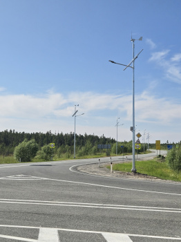 В Ханты-Мансийском автономном округе – Югра на автодороге «подъезд к г. Белоярский» появилось освещение 