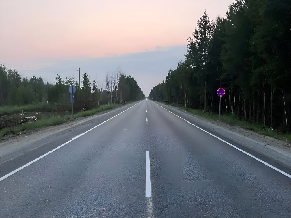 В Ханты-Мансийском автономном округе-Югре к завершению идет ремонт дороги Стрежевой – Нижневартовск 