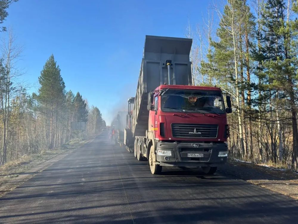 В Югре на участке ремонта автомобильной дороги г.Стрежевой – г.Нижневартовск, завершаются работы запланированные на 2025 год 