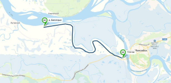 Открытие движения по первому автозимнику в Ханты-Мансийском районе!
