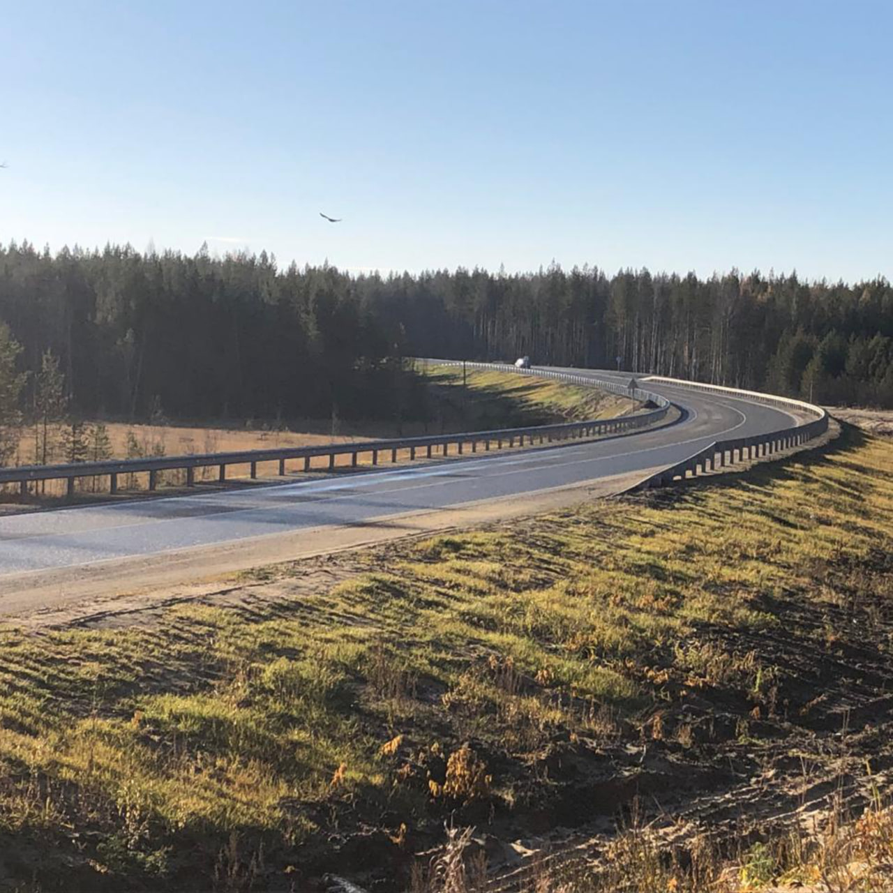 В Ханты-Мансийском автономном округе-Югра завершили реконструкцию автомобильной дороги г.Югорск – пгт.Таёжный 