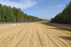 Продолжается реконструкция участка трассы Югорск - Таёжный