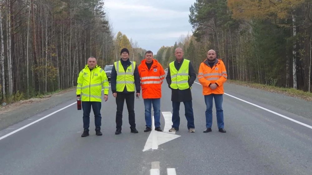 В Ханты‑Мансийском автономном округе — Югре завершили работы по второму этапу ремонта участка дороги «Юг» 