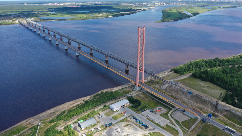 Работы по ремонту моста через реку Обь, запланированные на 2022 год, завершены