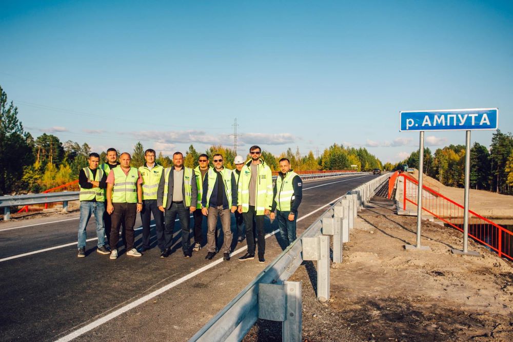 В Ханты-Мансийском автономном округе - Югре завершился капитальный ремонт моста через реку Ампута 