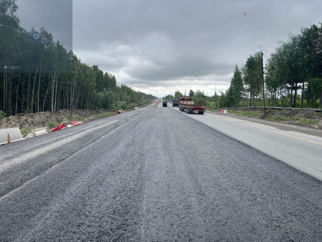 В Ханты-Мансийском автономном округе-Югре продолжается капитальный ремонт участка дороги г.Нижневартовск – г.Радужный благодаря нацпроекту 